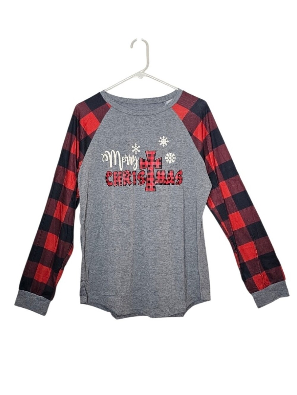 Merry Christmas Long Sleeve Shirt Sz L